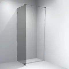 Glassfelt EMIL 90 90x200cm sotet glass b&#248;rstet gr&#229;