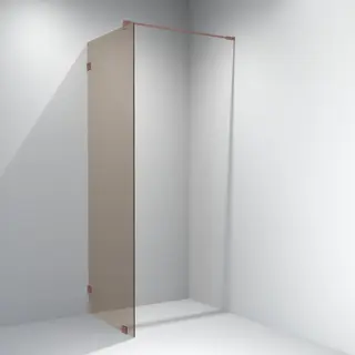 Glassfelt EMIL 100 100x200 cm bronse glass b&#248;rstet ros&#232;gull