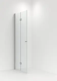 Dusjdør leddet BRAGE 70 H 70x195cm høyre sølv