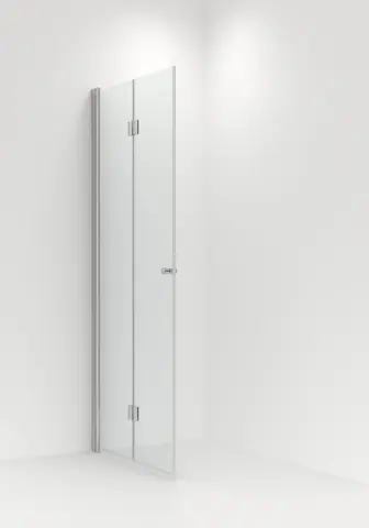 Dusjdør leddet BRAGE 70 V 70x195cm venstre sølv