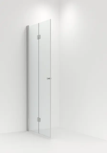 Dusjdør leddet BRAGE 70 V 70x195cm venstre sølv 
