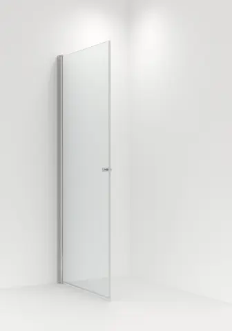 Dusjdør rett BRAGE 70 70x195cm sølv