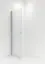 Dusjdør rett BRAGE 90 90x195cm sølv