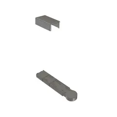 Toppdeksel &amp; shims, krom Brage