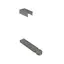 Toppdeksel &amp; shims, krom Brage
