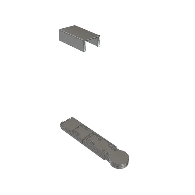 Toppdeksel & shims, krom Brage 