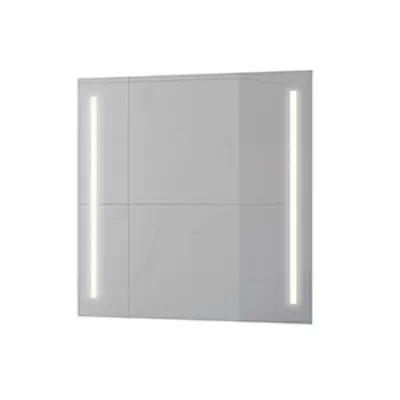 Speil EVA 70 70x75cm led-lys 