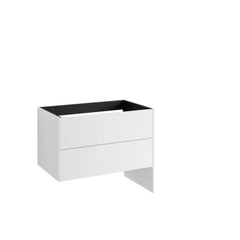 Servantskap FAY 100 lang sideplate Hvit matt