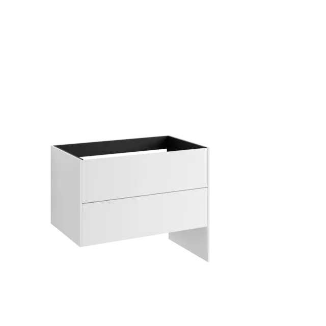 Servantskap FAY 100 lang sideplate Hvit matt 