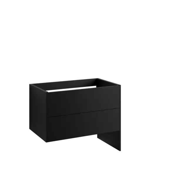 Servantskap FAY 100 lang sideplate Sort matt 