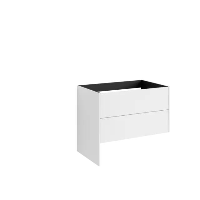 Servantskap FAY 100 lang sideplate Hvit matt 