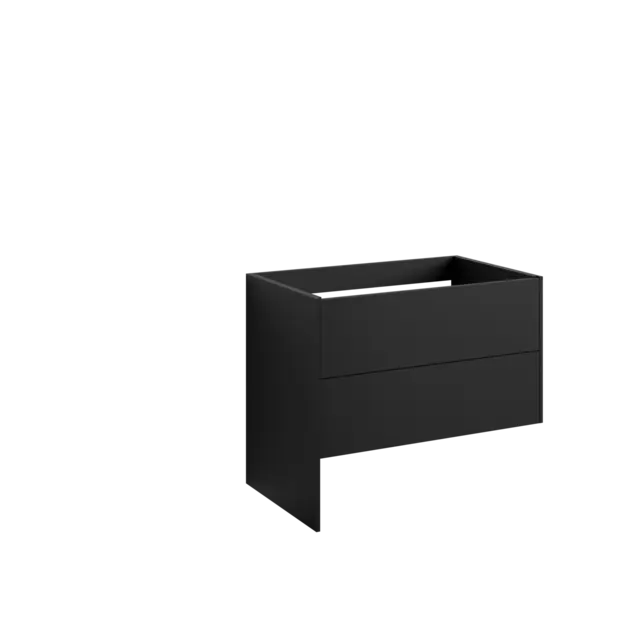 Servantskap FAY 100 lang sideplate Sort matt 