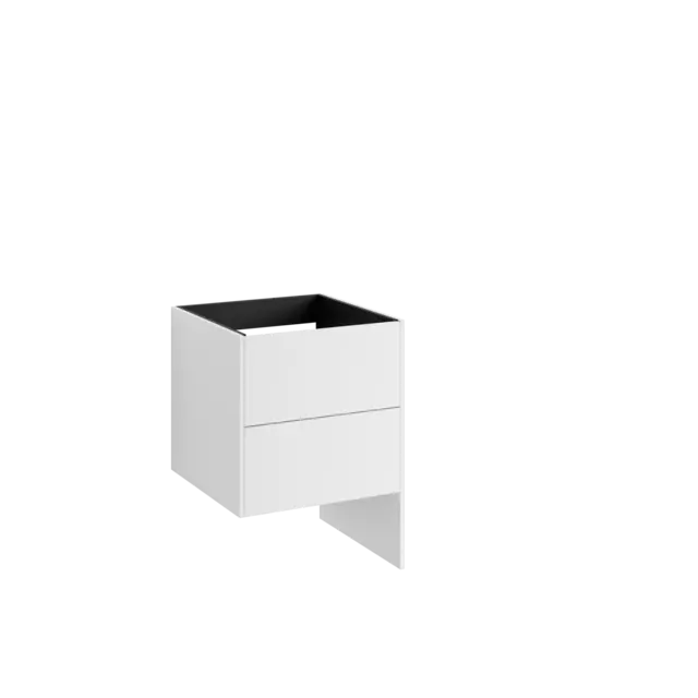 Servantskap FAY 60 lang sideplate Hvit matt 