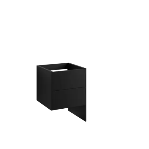 Servantskap FAY 60 lang sideplate Sort matt