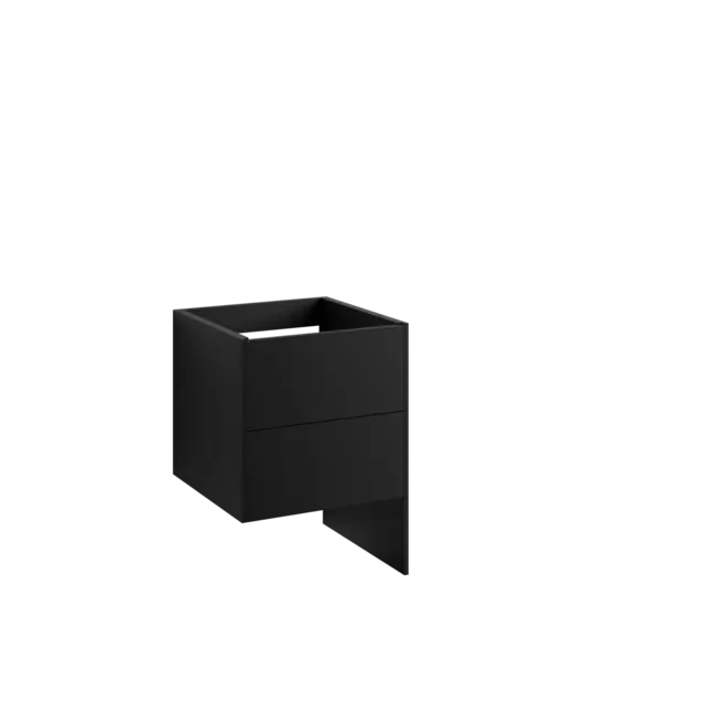 Servantskap FAY 60 lang sideplate Sort matt 