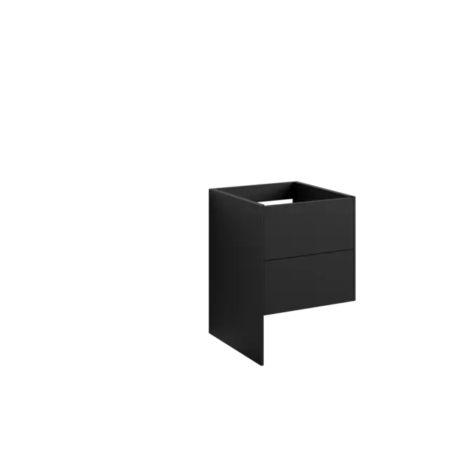Servantskap FAY 60 lang sideplate Sort matt 