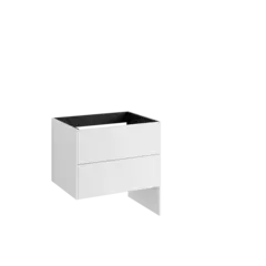 Servantskap FAY 80 lang sideplate Hvit matt