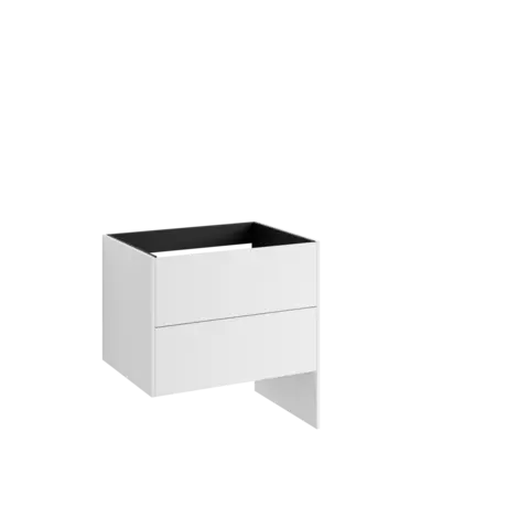 Servantskap FAY 80 lang sideplate Hvit matt