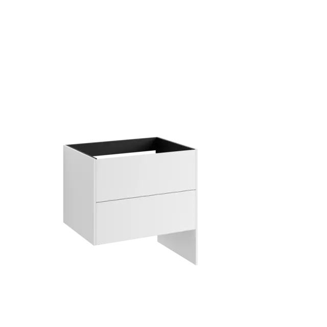 Servantskap FAY 80 lang sideplate Hvit matt 