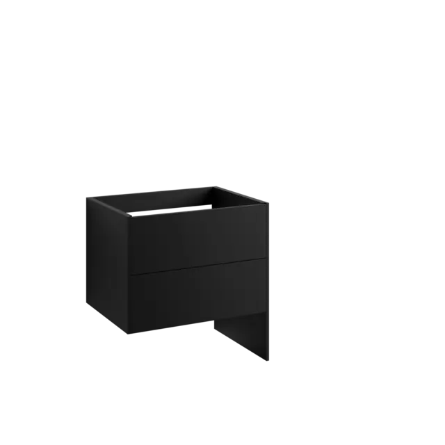 Servantskap FAY 80 lang sideplate Sort matt 