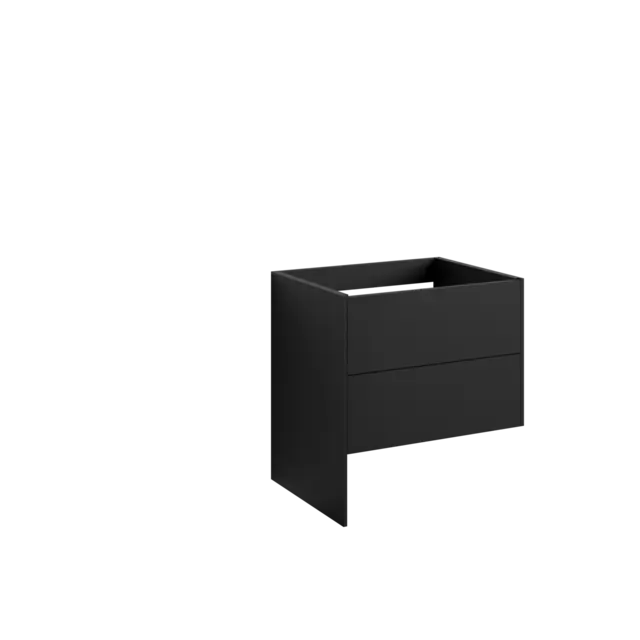 Servantskap FAY 80 lang sideplate Sort matt 