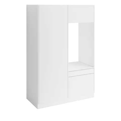 H&#248;yskap og enkel vaskemaskinmodul FAY Hvit matt