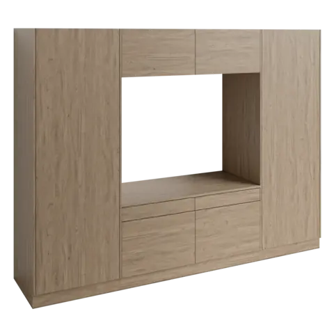 H&#248;yskap x2 og dbl vaskemaskinmodul FAY Skandinavisk Eik