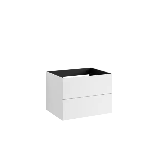 Servantskap slett Fay 80 linjefri Hvit matt 