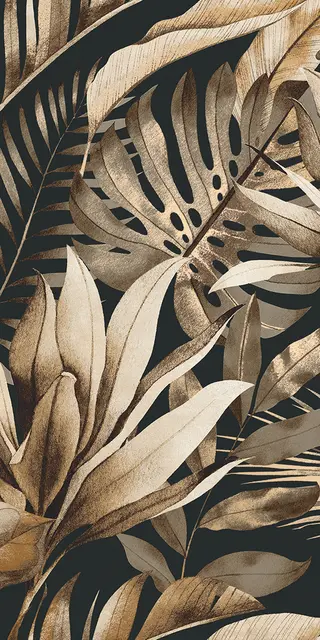 Dekorflis vegg WALL GALLERY 60x120 2stk Gold jungle (3 273,- stk) 