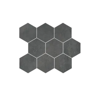 Gulv-/vegghexagon URBAN SPACE 10x10 Ardesia (5 116,- m2)