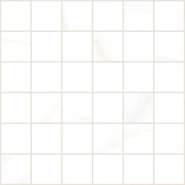 Gulv- og veggmosaikk MACAEL 5x5 Matt White 1 m2 pk (2 890,- m2) 