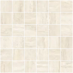Gulv- og veggmosaikk Travertino 5x5 Matt Almond 1 m2 pk (2 890,- m2)