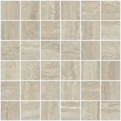 Gulv- og veggmosaikk Travertino 5x5 Matt Noce 1 m2 pk (2 890,- m2)