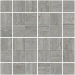 Gulv- og veggmosaikk Travertino 5x5 Matt Silver  1 m2 pk (2 890,- m2)