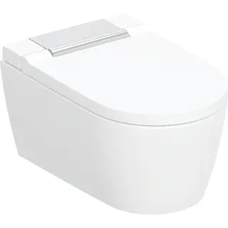 Dusjtoalett Aquaclean Sela hvit/krom