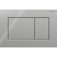 Betjeningsplate Sigma01 rett krom dobbeltskyll