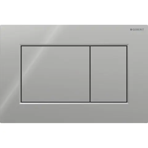 Betjeningsplate Sigma01 rett krom dobbeltskyll