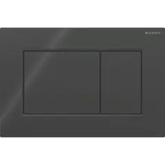 Betjeningsplate Sigma01 rett sort dobbeltskyll