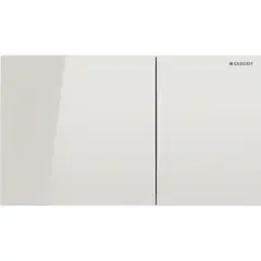 Betjeningsplate Sigma70 rett sandgrå glass dobbeltskyll