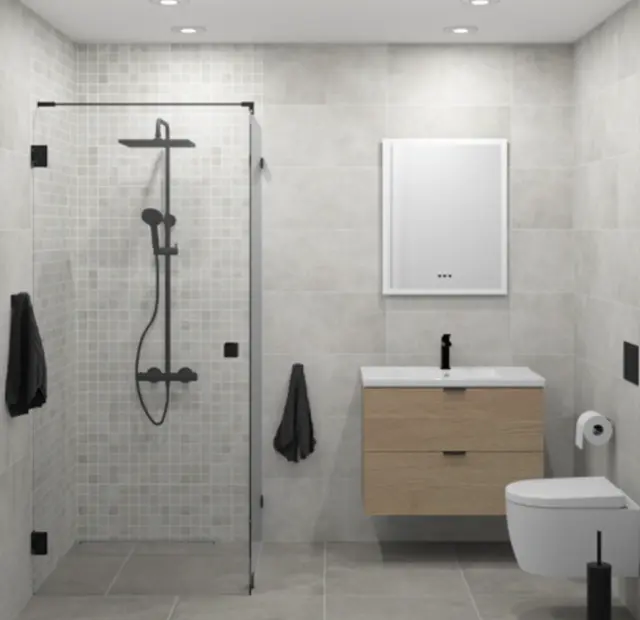 MIE 80 lys eik slett front med Ada servant 