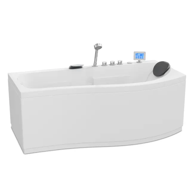 Massasjebad RAET standard 170 V 173x86x58cm venstre hvit 