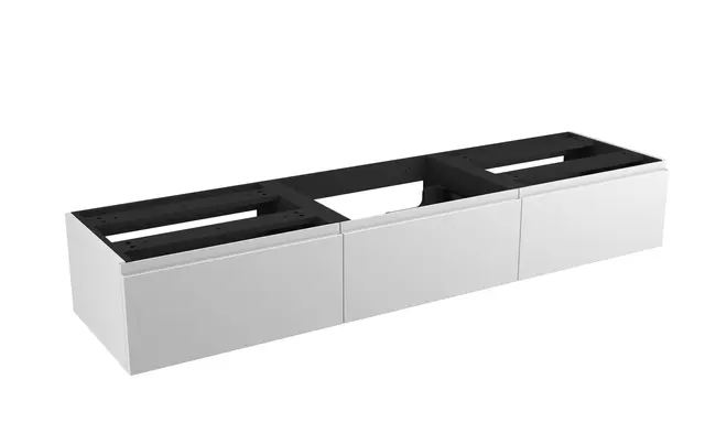 Servantskap fingergrep MIE DEMI 180 3x60 180x46x29cm hvit lakk servant x1 