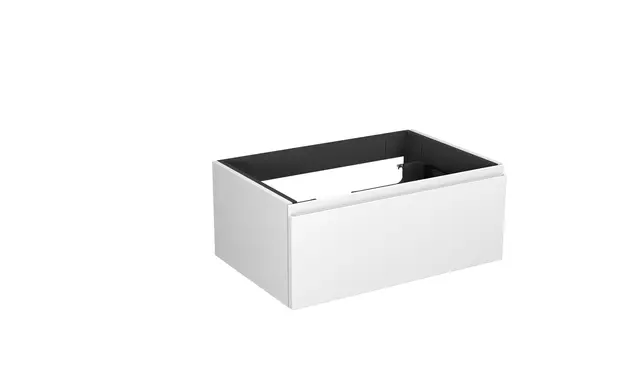 Servantskap fingergrep MIE DEMI 80 80x46x29cm hvit matt lakk servant x1 