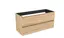 Servantskap fingergrep MIE 120 120x46x57cm lys eik pvc