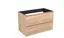Servantskap fingergrep MIE 90 90x46x57cm lys eik pvc