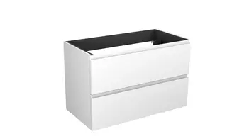 Servantskap fingergrep MIE 70 70x46x57cm hvit matt lakk