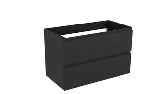 Servantskap fingergrep MIE 70 70x46x57cm m&#248;rk gr&#229; lakk