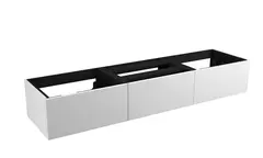 Servantskap slett MIE DEMI 180 3x60 180x46x29cm hvit matt lakk servant x2