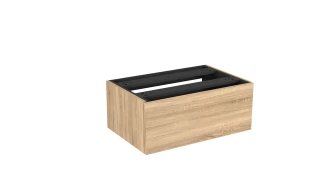 Sideskap slett MIE DEMI 70 70x46x29cm lys eik pvc 