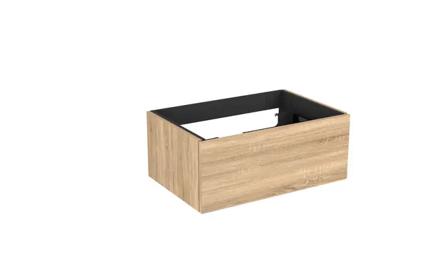 Servantskap slett MIE DEMI 80 80x46x29cm lys eik pvc servant x1 